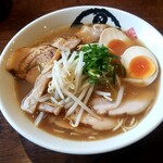 中華そば 村田商店 - 中華そば　半熟煮卵　チャーシュー入り(小)