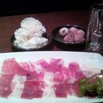 柳小路 まるうめ - 生ハム～♪