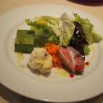 イタリア食堂 DecoBocco - ランチ　ランチ　前菜とサラダの盛り合わせ