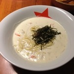 金星パスタ - 明太子と海老のクリームソース