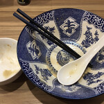 鳥そば 真屋 - 完食　