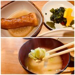 Joifuru - 小鉢 味噌汁 お漬物