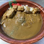 主婦の店 - サイコロステーキカレー