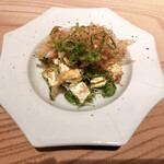 悦凱陣と自然ワイン　トリコ - クリームソースおかか和え