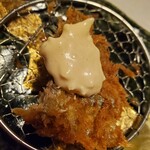 酒肴 新屋敷 - タルタルをつけて最高