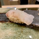 江戸町 すぎもと - 師崎産ヒラメ昆布締め