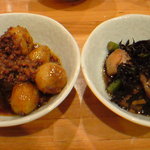 飲食笑商何屋ねこ膳 - 芋煮・ひじき