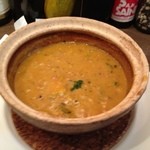 麹町カフェ - 豆とかぼちゃのスープ
      