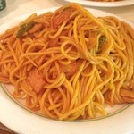 ポワのナポリタン美味い。