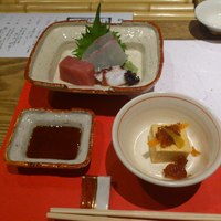 九つ井 玉川店 - お造りと鮟肝豆腐