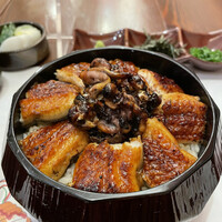 入谷鬼子母神門前のだや - うな太郎 蒸し関東風ひつまぶし うな肝トッピング