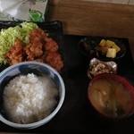 蘭ち - 2012,12,21　唐揚げ定食500円