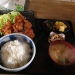 蘭ち - 2012,12,21　唐揚げ定食500円