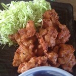 蘭ち - 2012,12,21　唐揚げ定食500円