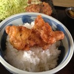 蘭ち - 2012,12,21　唐揚げ定食500円