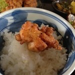 蘭ち - 2012,12,21　唐揚げ定食500円