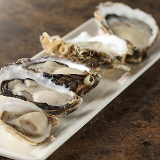 素材が纏う海水で味わう、全国各地から厳選した生牡蠣をご提供