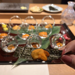 鮨 青海 - 雲丹9種食べ比べ