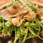 彩哲 - 黒豚ネギそば