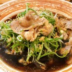 彩哲 - 黒豚ネギそば