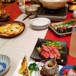 やきとり鳥八 - 飲み会の一部料理