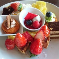 テーブル36 - 苺タルト:大きく甘い苺が使われていておいしい～