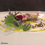 カーサ・デル・チーボ - 鰆の瞬間燻製とﾍﾍﾟﾛﾅｰﾀ