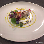 カーサ・デル・チーボ - 鰆の瞬間燻製とﾍﾍﾟﾛﾅｰﾀ