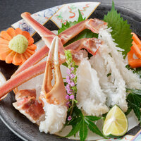 ずわい蟹刺し