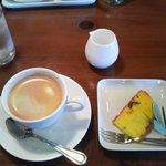グリーティング - 珈琲と、手作りのかぼちゃケーキ。