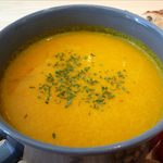 風味絶佳 - かぼちゃポタージュのアップ
