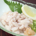 Ruri za - 「たらきく」（鱈白子）。ポン酢または天ぷらで。