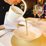 レストラン・モリエール - ゴボウのポタージュ