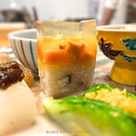 日本ばし さく間 - 先付  ウニの煮凝りが素晴らしい