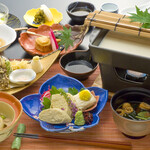 日光星の宿　宵むらさき - 昼食「あざみ膳」