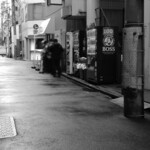 ラーメン二郎 - 店前を望む