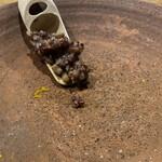  さいめ - 土器で炊いたお赤飯