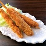 お好み焼のうえる花夢 - 揚げたて　　　手づくりみそ串カツ