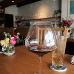 ル レストラン - グラスで一杯だけ♡ 主人は運転ですみません、ジンジャー