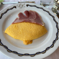 パノラミックレストラン ル・ノルマンディ - オムレツとハム