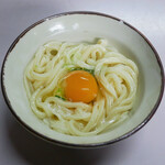 谷川米穀店 - ☆【谷川米穀店】さん…うどん小(温)＆生卵(≧▽≦)/～♡☆