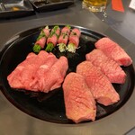 焼肉ホルモン 風土. - 牛タン3種盛り