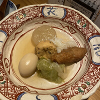 割烹本山サカナ - おでん盛り合わせ