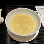 中国料理 カリュウ(ヨコハマ グランド インターコンチネンタル ホテル) - アラカルト　コーンスープ　ハーフ　2021.11