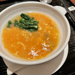 中国料理 カリュウ(ヨコハマ グランド インターコンチネンタル ホテル) - 蟹肉ときのこの蟹皇仕立て餡かけつゆそば　2021.11