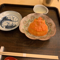 のぐち 継 - コッペ蟹の蒸し寿司