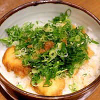 和み酒 仁 - 20211217ねぎあな天丼・アップ