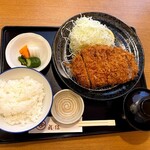 とんかつ武信 - 210328厚切り特ロースかつ300ｇ膳2970円