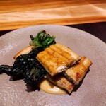 炭火割烹 白坂 - ⚫「鰻スモーク　プチベール　元寇」