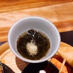 炭火割烹 白坂 - ⚫八寸「もずく酢」